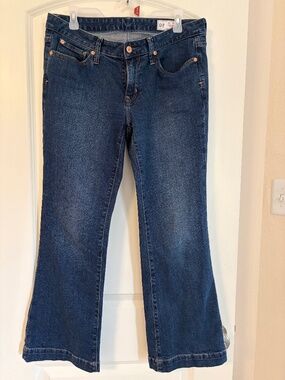 GAP low rise long & lean jeans - size 30 petite (10 petite) - dark indigo